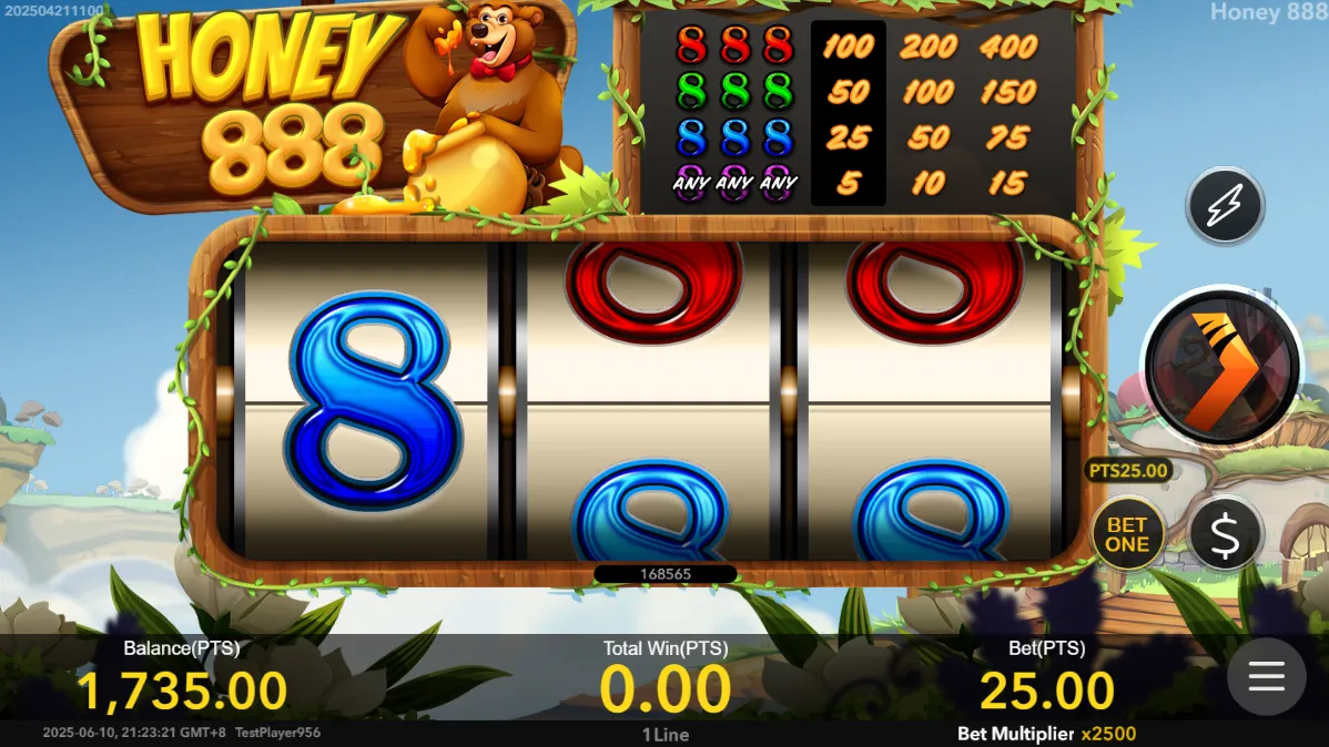 Honey 888 demo